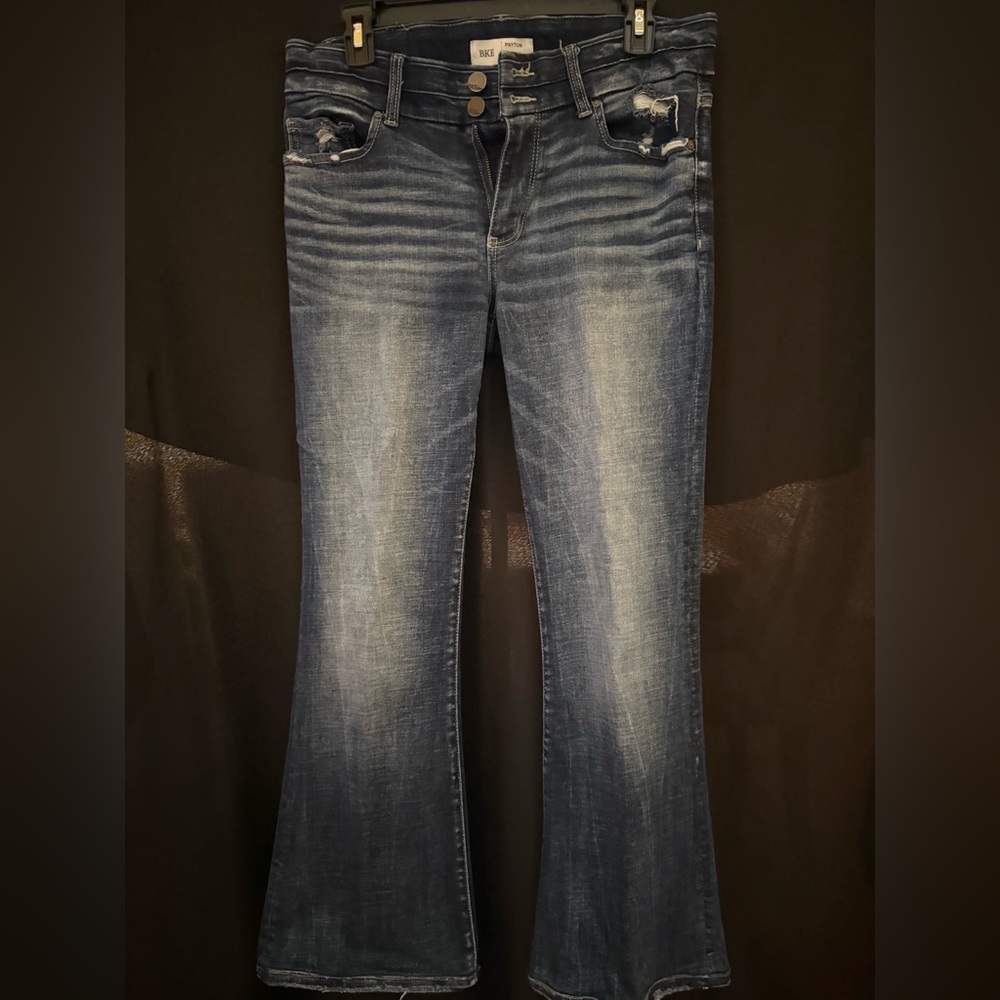 BKE Women's Boot Cut Jeans - Indigo